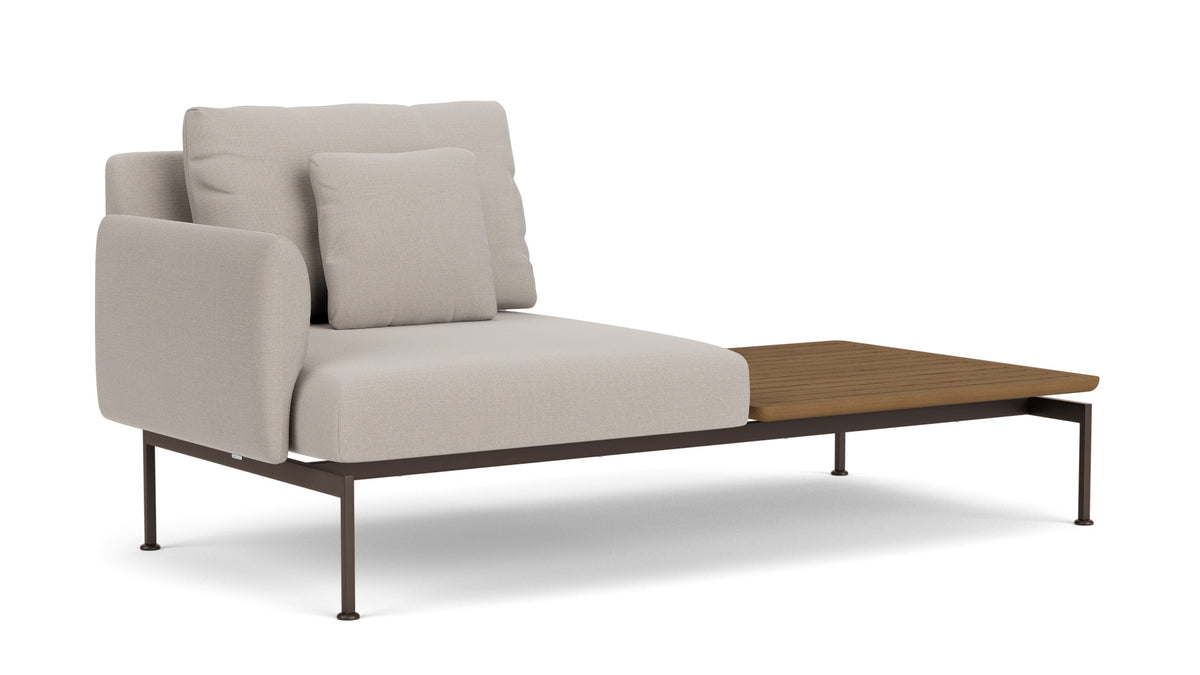 Barlow Tyrie Layout Deep Seating Solo Set - avec coussins Armature Forge Grey Chalk 10152