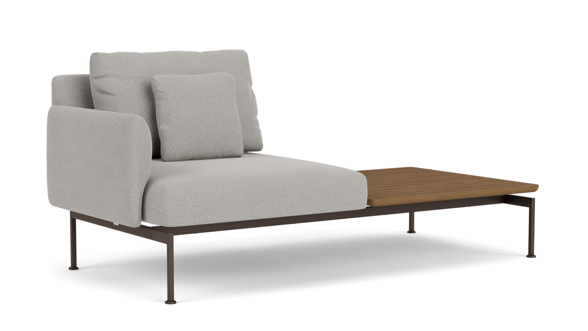 Barlow Tyrie Layout Deep Seating Solo Set - avec coussins Armature Forge Grey Lead Chine 3756