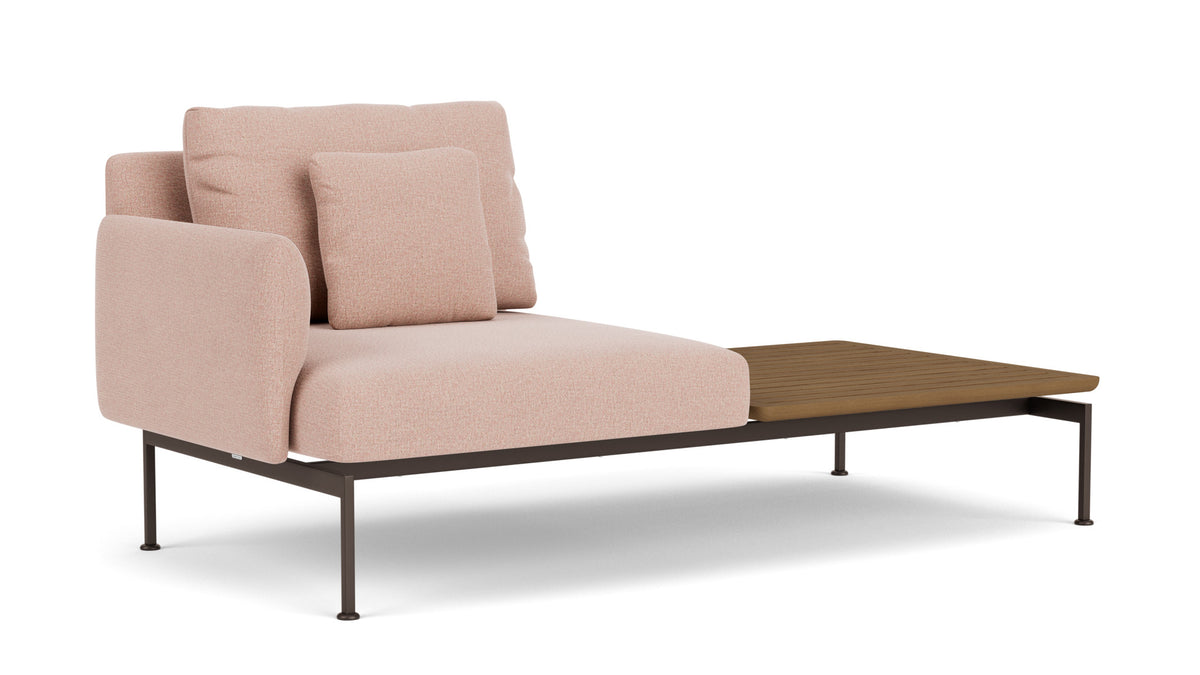 Barlow Tyrie Layout Deep Seating Solo Set - avec coussins Armature Forge Grey Blush 3965