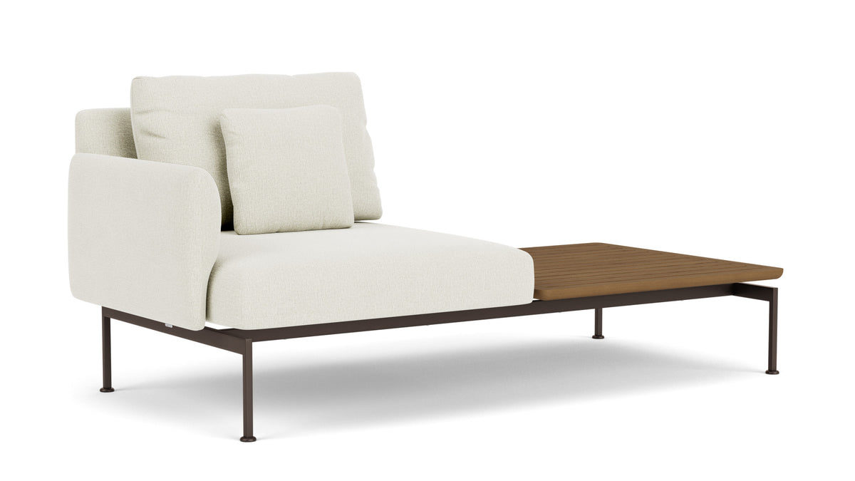 Barlow Tyrie Layout Deep Seating Solo Set - avec coussins Armature Forge Grey Marble 3966