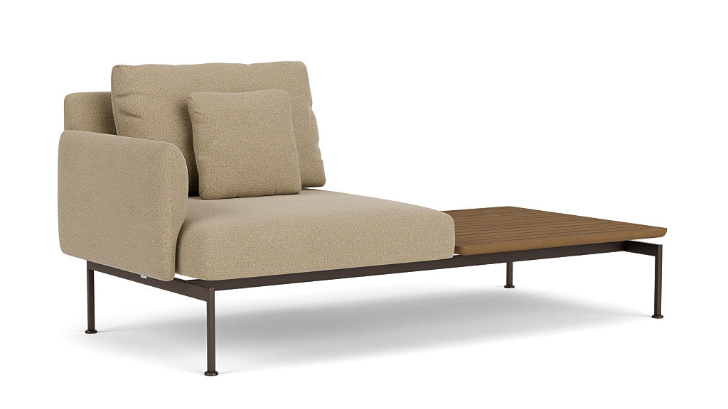 Barlow Tyrie Layout Deep Seating Solo Set - avec coussins Armature Forge Grey Heather Beige 5476