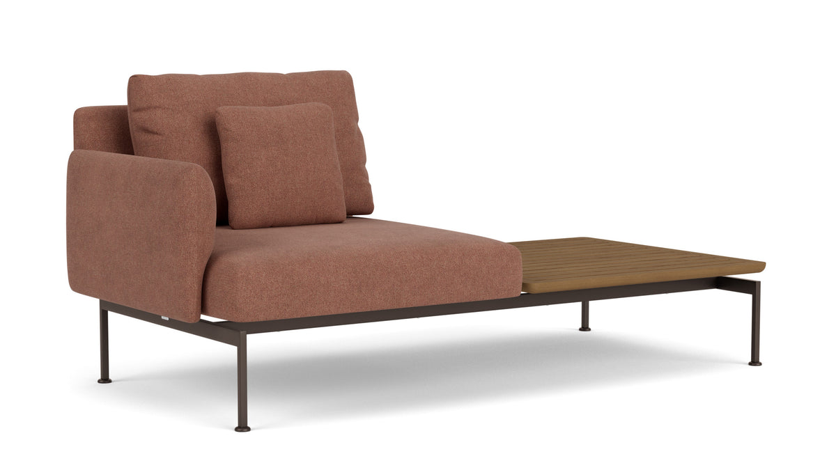 Barlow Tyrie Layout Deep Seating Solo Set - avec coussins Armature Forge Grey Heritage Rust 18021