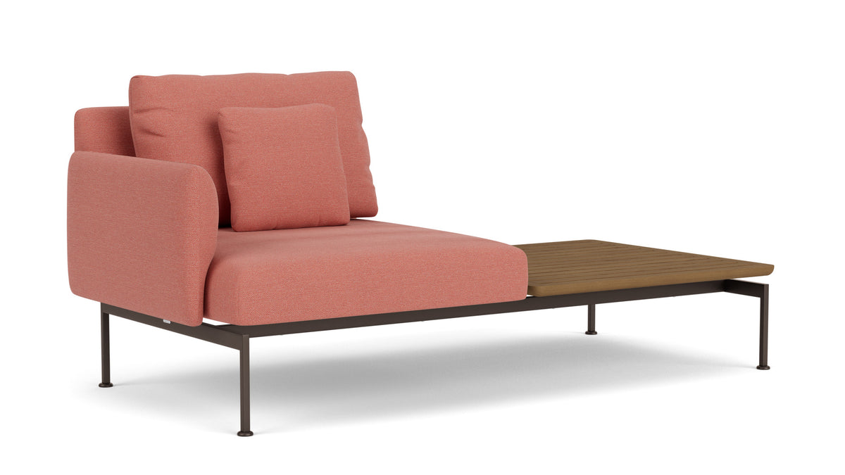 Barlow Tyrie Layout Deep Seating Solo Set - avec coussins Armature Forge Grey Natte Flamingo 10234