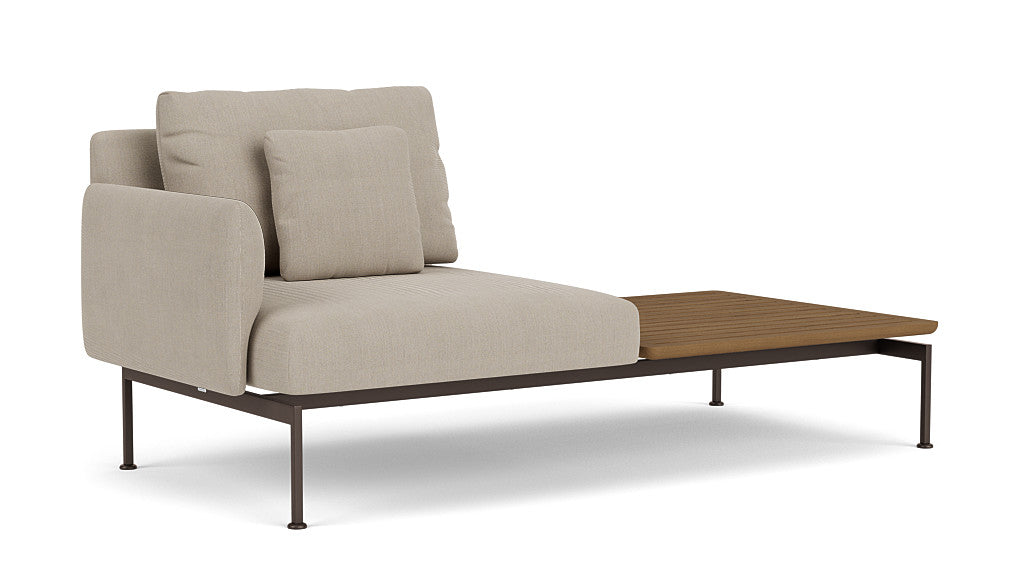 Barlow Tyrie Layout Deep Seating Solo Set - avec coussins Armature Forge Grey Stone 3988
