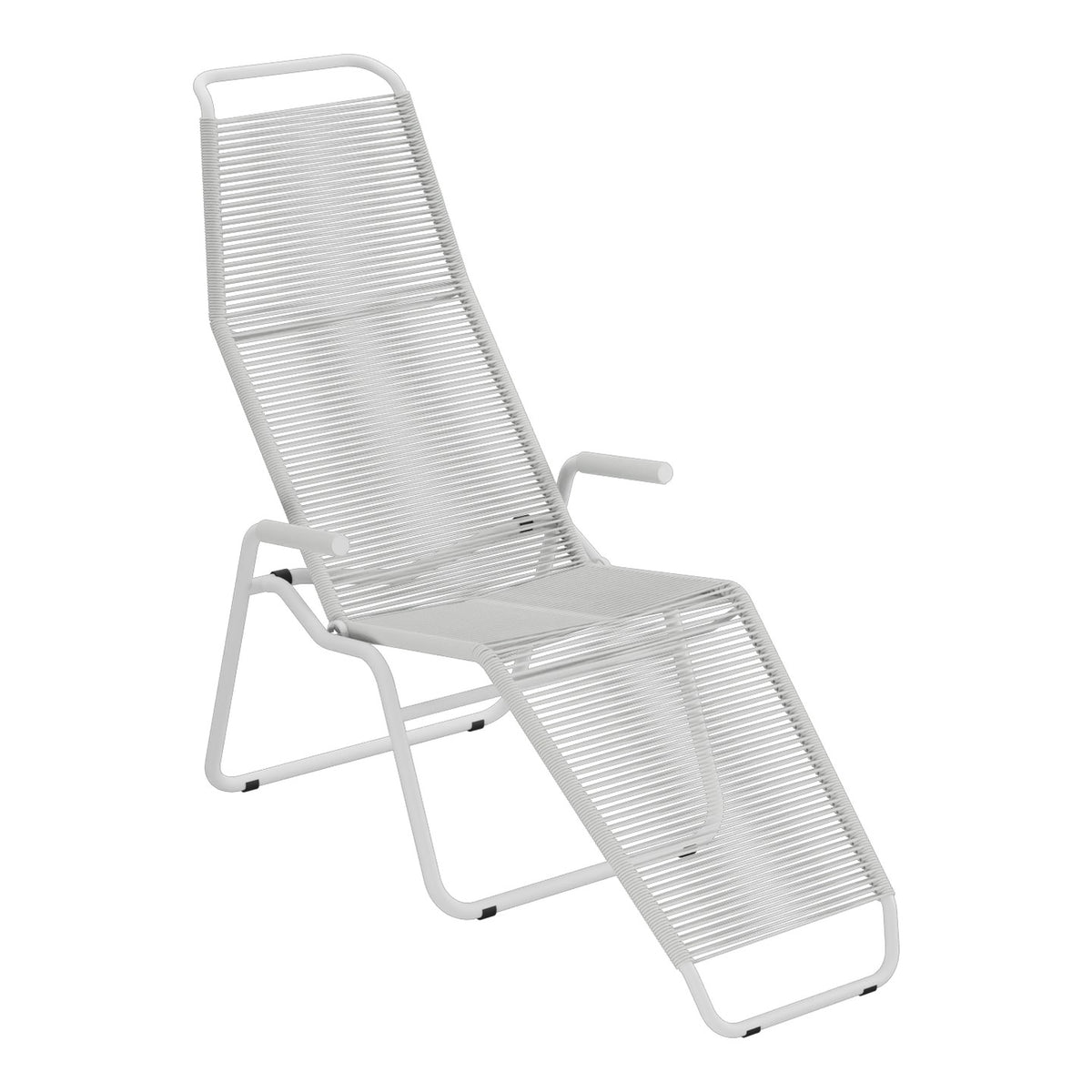 Schaffner Brissago Chaise longue Spaghetti – Gris Argent 78 / Gris Argent 78