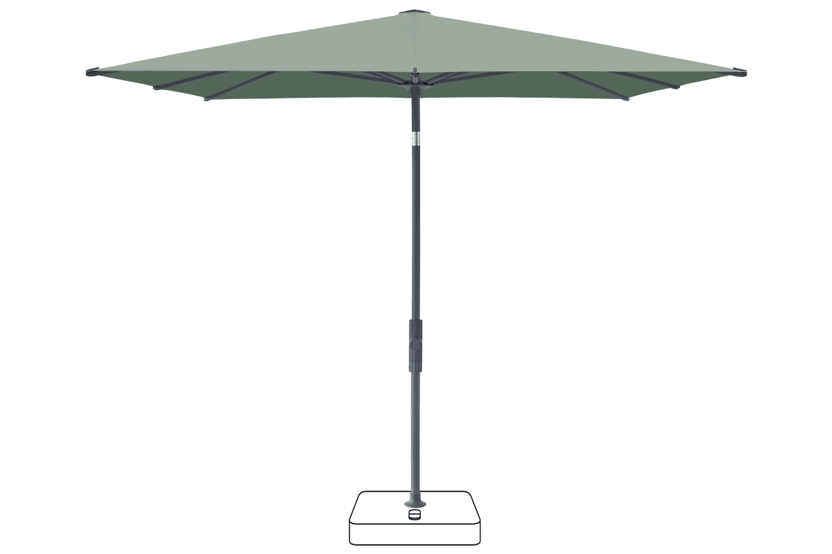 Glatz Parasol VITA Torna carre Cat.5 588 Olive Anthracite