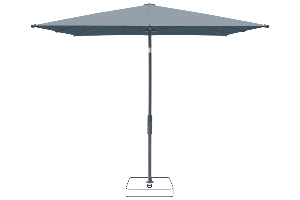 Glatz Parasol VITA Torna carre Cat.5 603 Horizon Anthracite