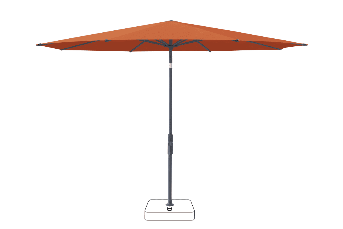 Glatz Parasol VITA Torna rond Cat.5 513 Outback Anthracite