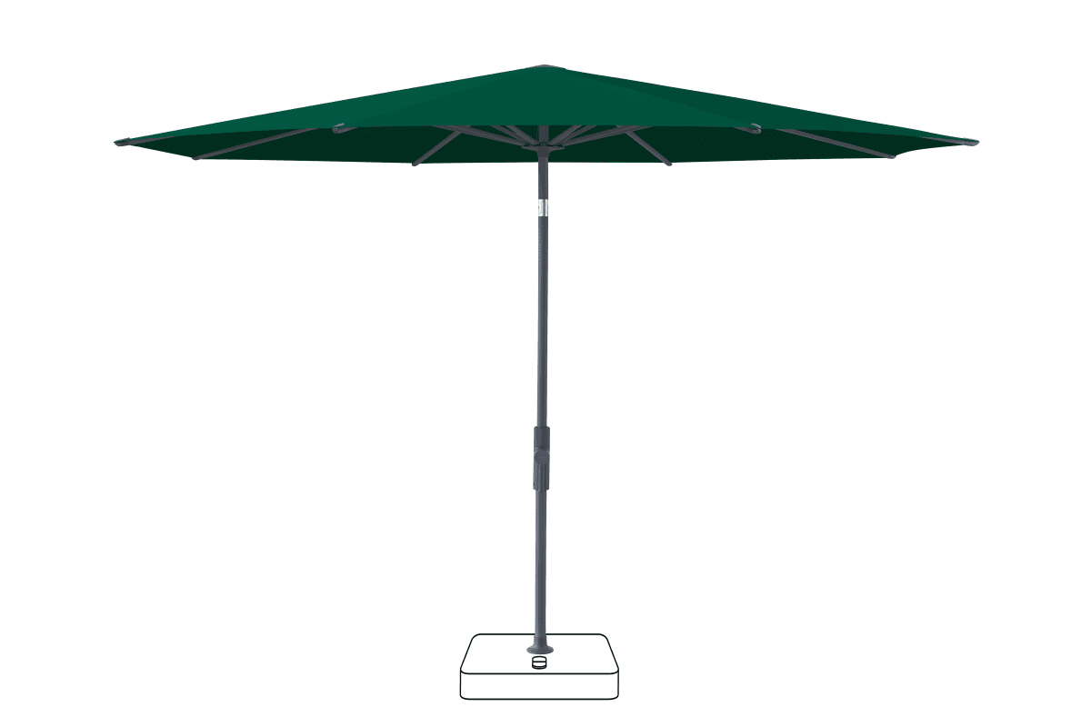 Glatz Parasol VITA Torna rond Cat.5 521 Aloe Anthracite