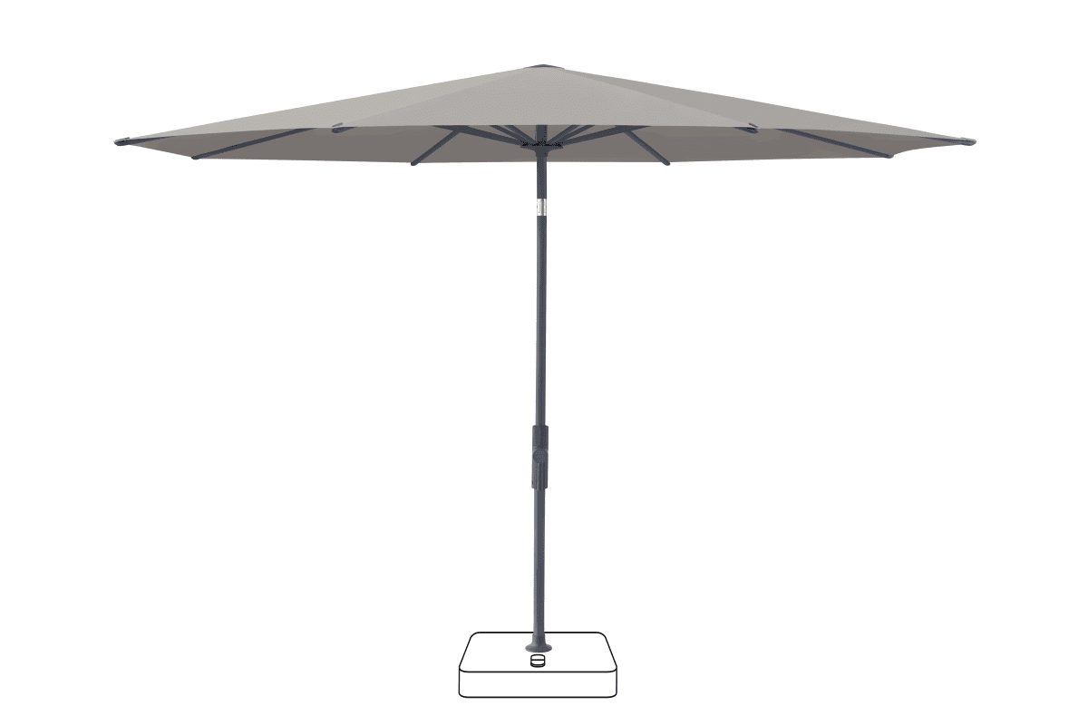 Glatz Parasol VITA Torna rond Cat.5 558 Steel Anthracite