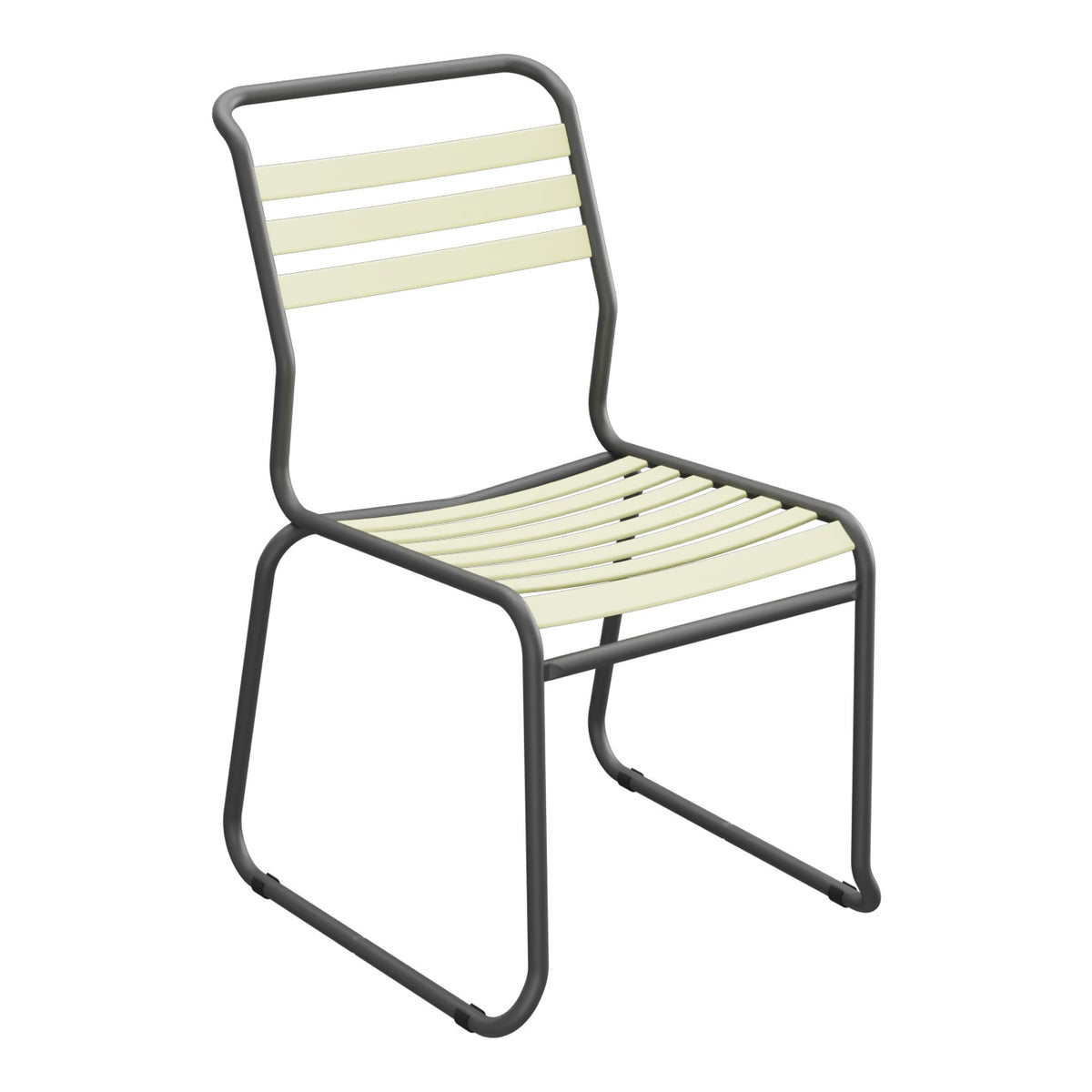 Schaffner Säntis Chaise luge à lattes – Jaune Buis 18 / Noir 91