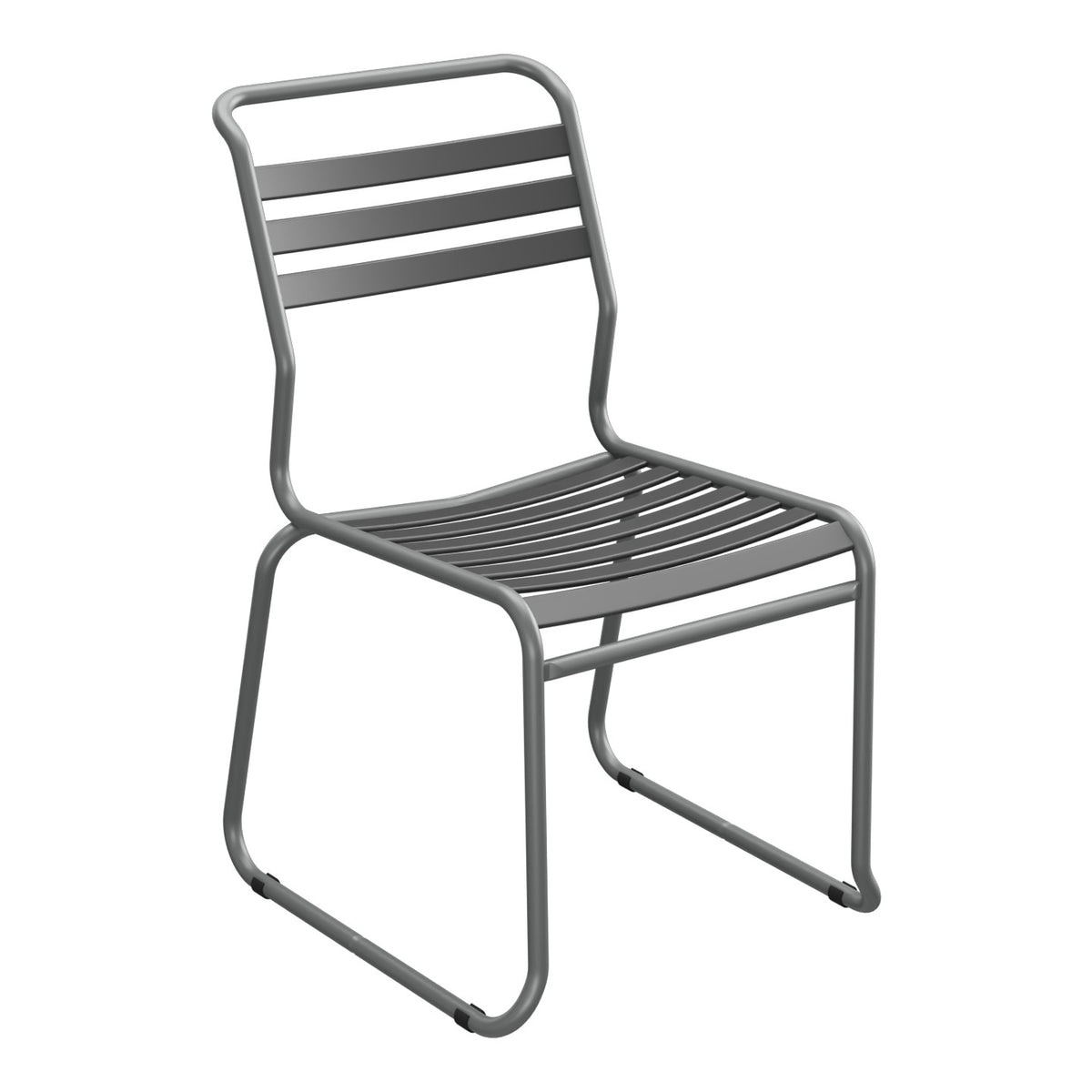 Schaffner Säntis Chaise luge à lattes – Anthracite 77 / Graphite 73