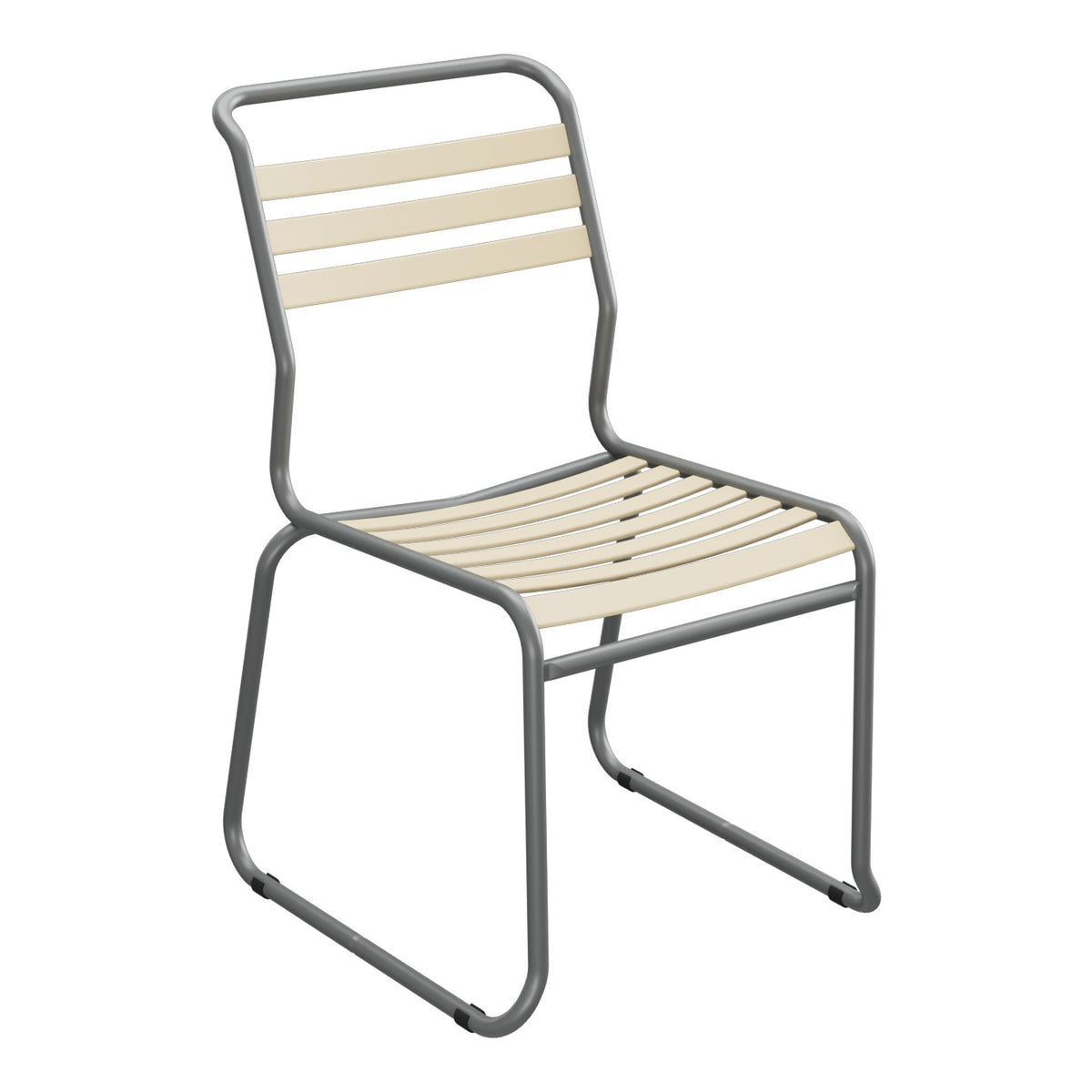 Schaffner Säntis Chaise luge à lattes – Marron Pastel 83 / Graphite 73