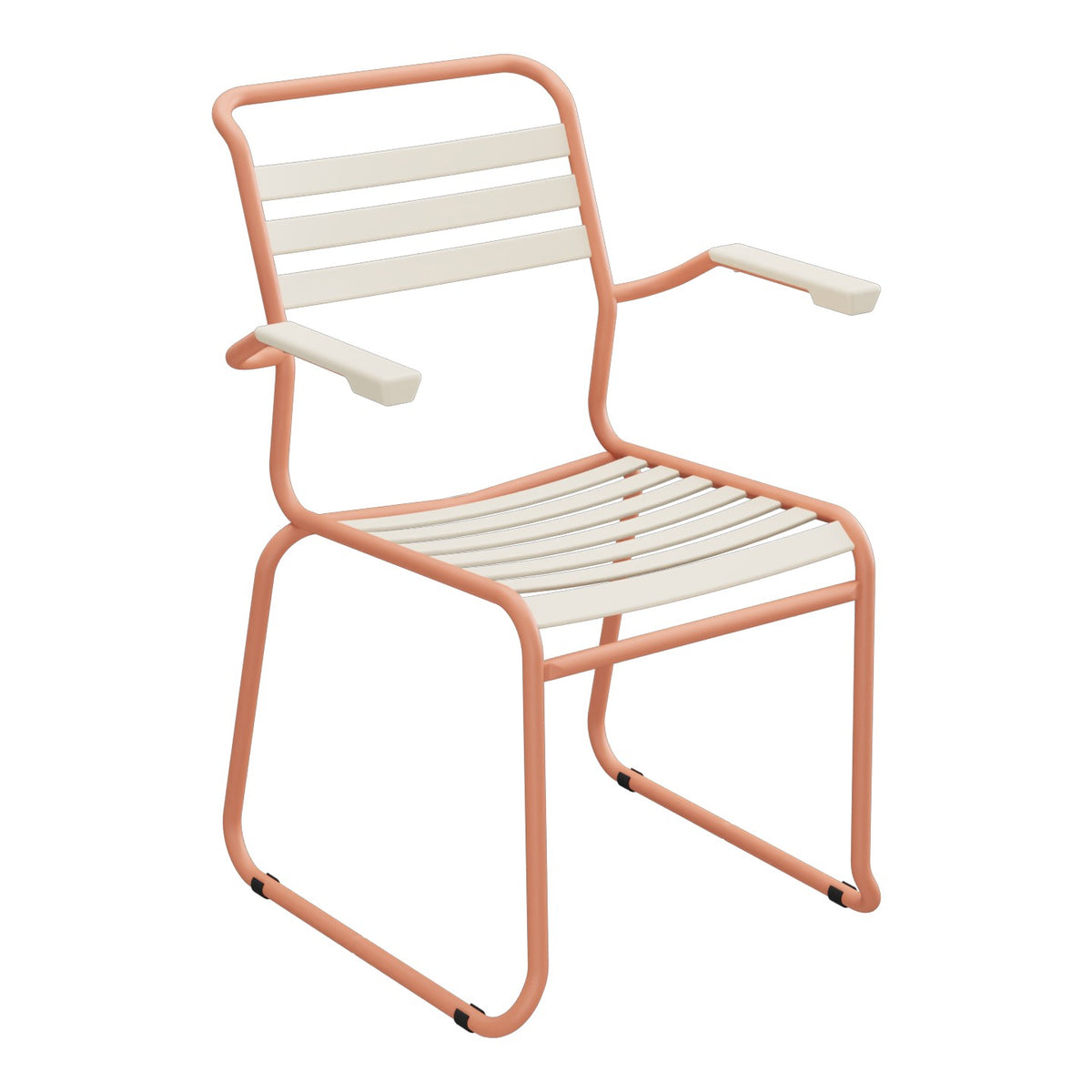 Schaffner Säntis Fauteuil Repas luge Lattes – Sable Pastel 15 / Terracotta 84