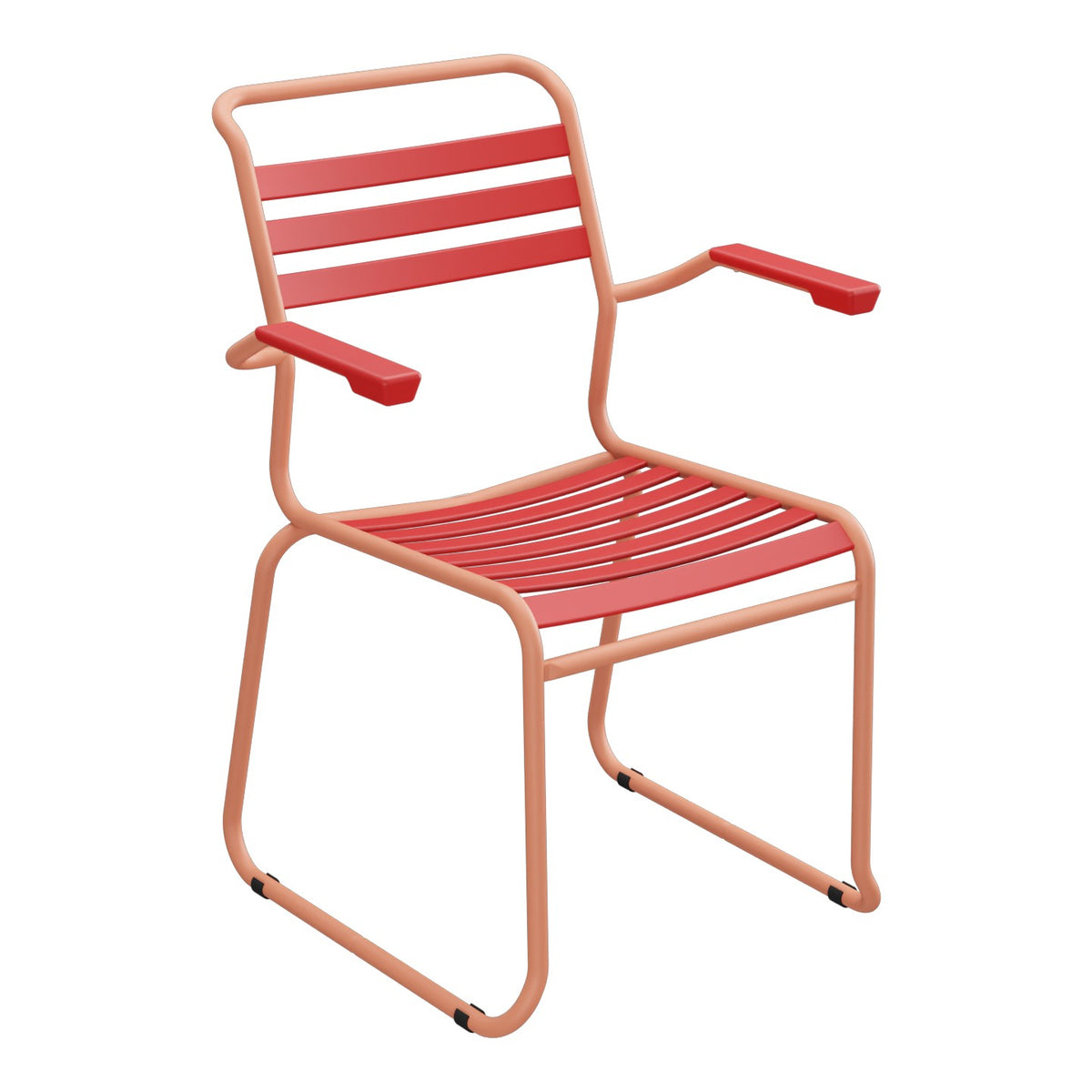 Schaffner Säntis Fauteuil Repas luge Lattes – Rouge 30 / Terracotta 84