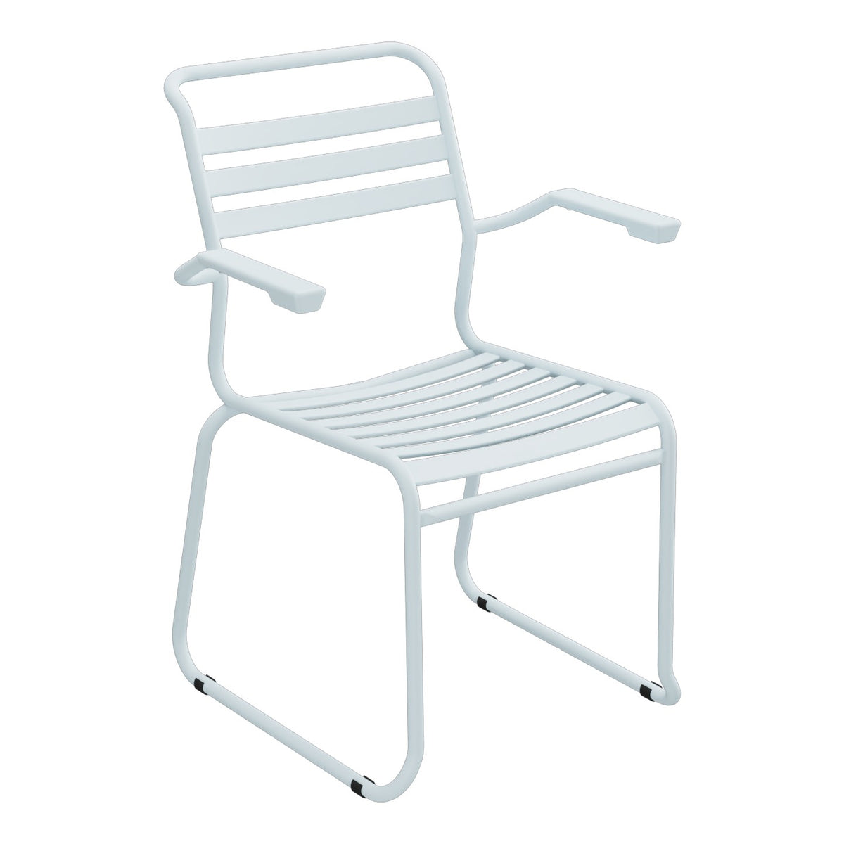 Schaffner Säntis Fauteuil Repas luge Lattes – Bleu Pastel 51 / Bleu Pastel 51