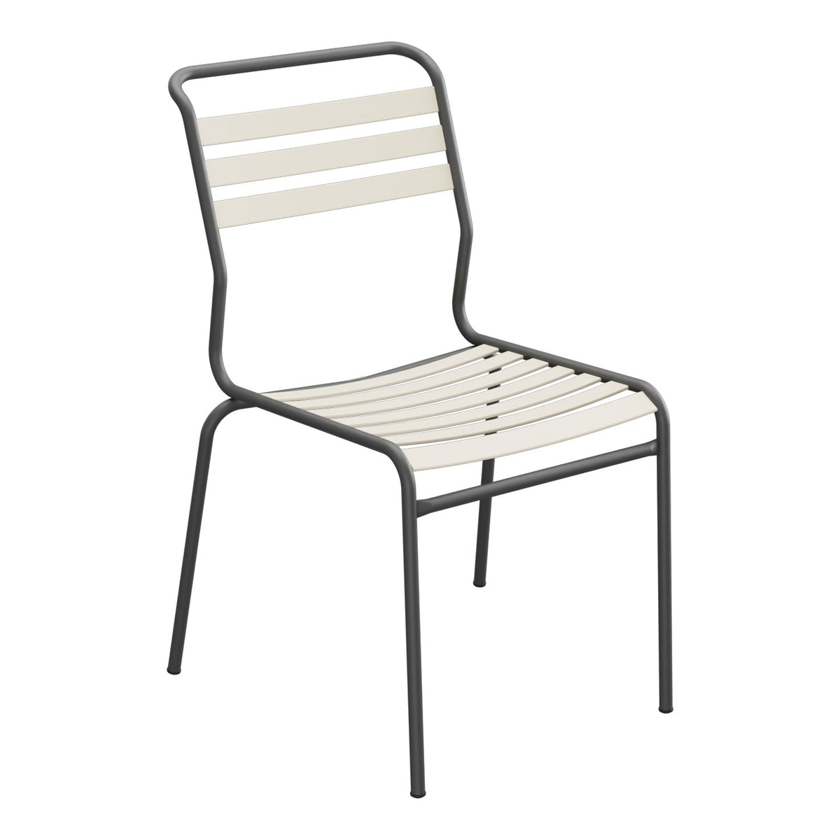 Schaffner Säntis Chaise à lattes – Sable Pastel 15 / Noir 91