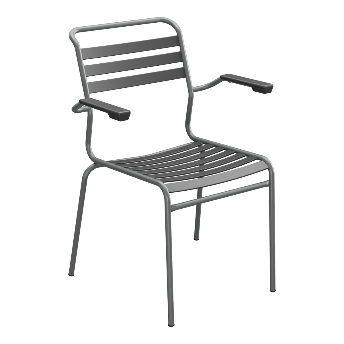Schaffner Säntis Fauteuil à lattes – Anthracite 77 / Graphite 73