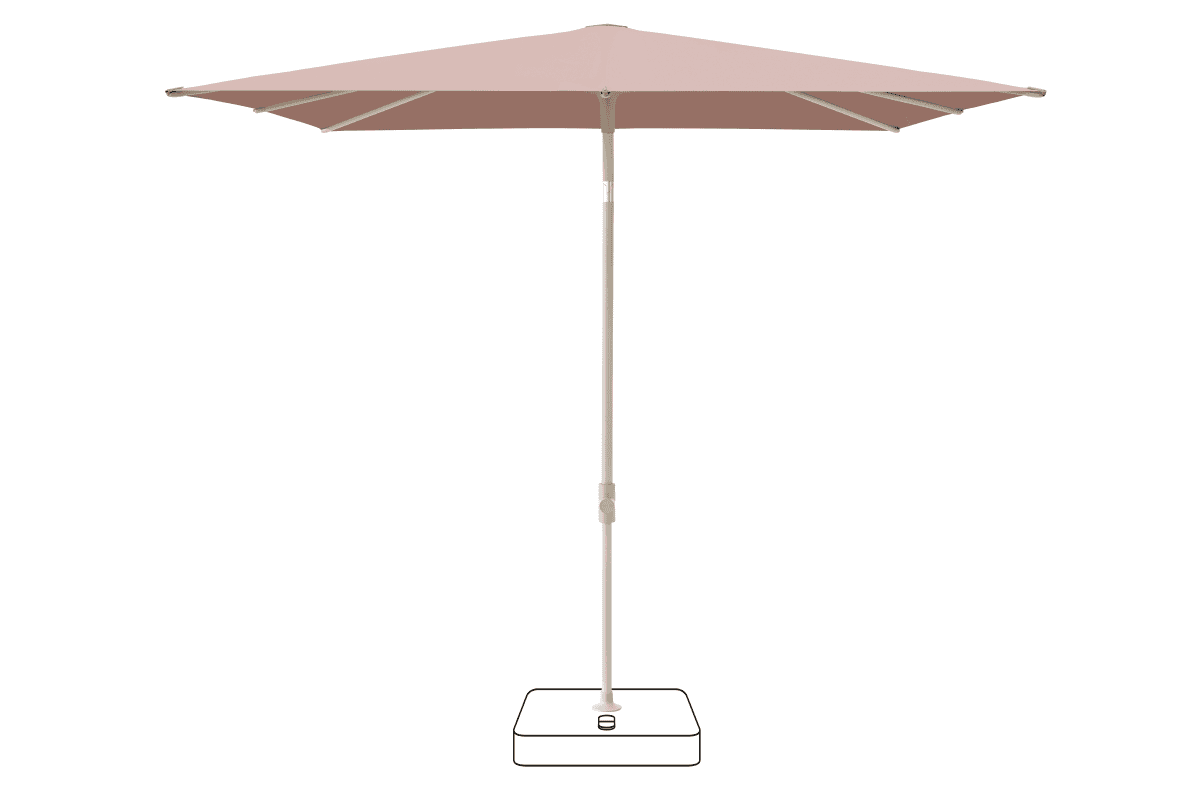 Glatz Parasol VITA Piana carre Cat.5 639 Blush Gris soie