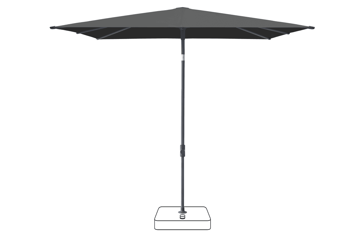 Glatz Parasol VITA Piana carre Cat.5 669 Carbone Anthracite