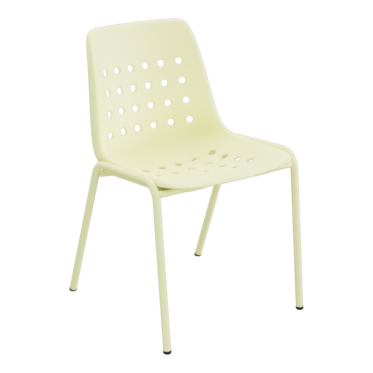 Schaffner Bermuda Chaise empilable – Jaune Buis 18 / Jaune Buis 18