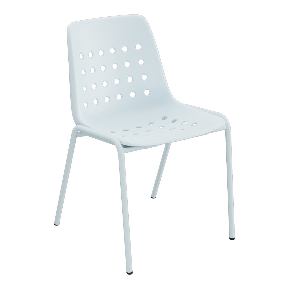 Schaffner Bermuda Chaise empilable – Bleu Pastel 51 / Bleu Pastel 51