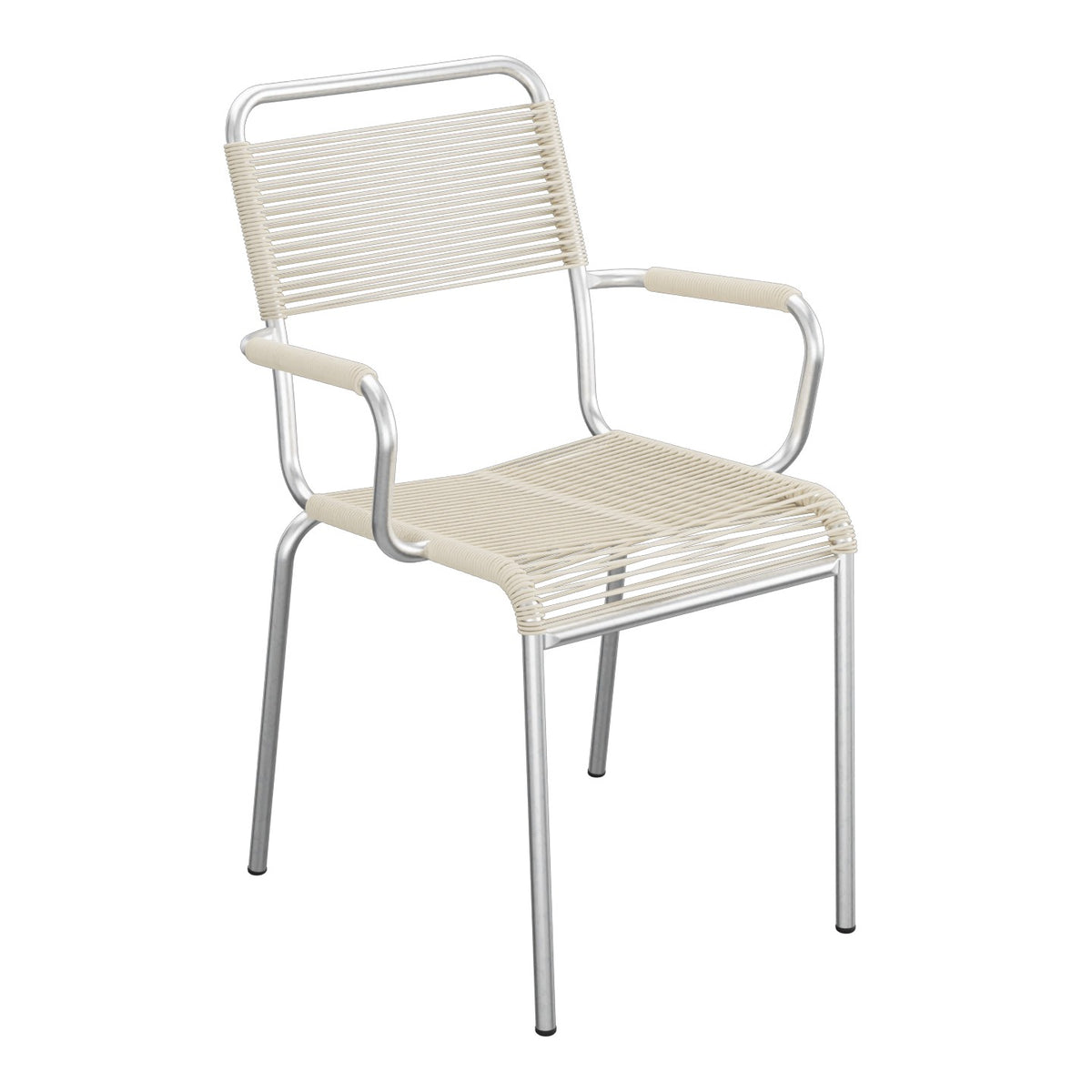 Schaffner Rigi fauteuil repas Spaghetti – Sable Pastel 15 / Galvanisé à chaud 02