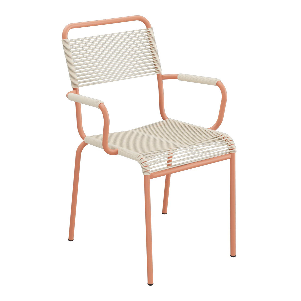 Schaffner Rigi fauteuil repas Spaghetti – Sable Pastel 15 / Terracotta 84