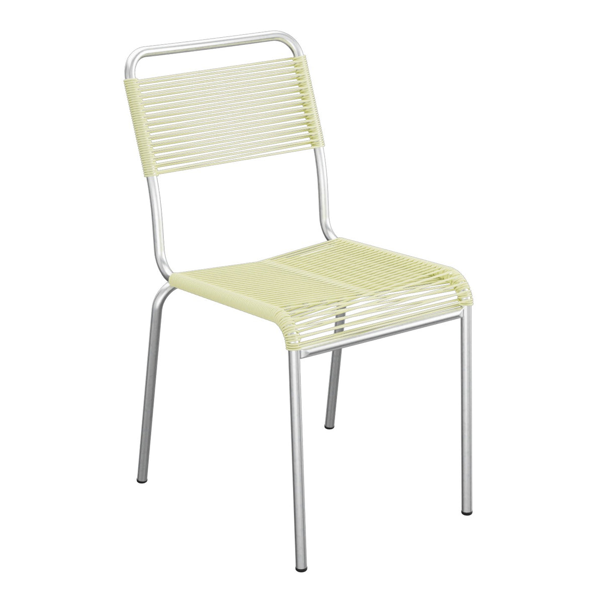 Schaffner Rigi chaise repas Spaghetti – Jaune Buis 18 / Galvanisé à chaud 02