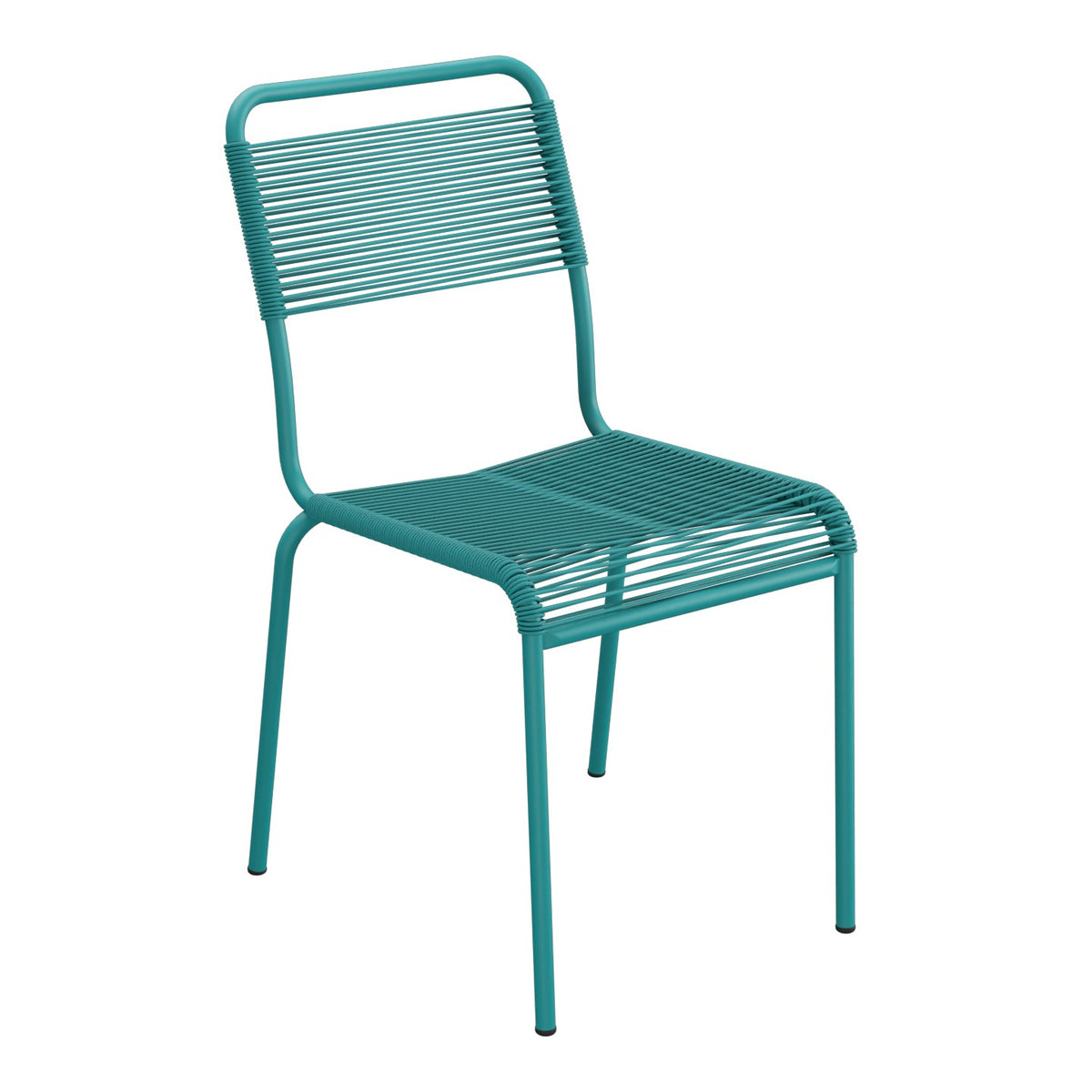 Schaffner Rigi chaise repas Spaghetti – Bleu Kali 56 / Bleu Kali 56