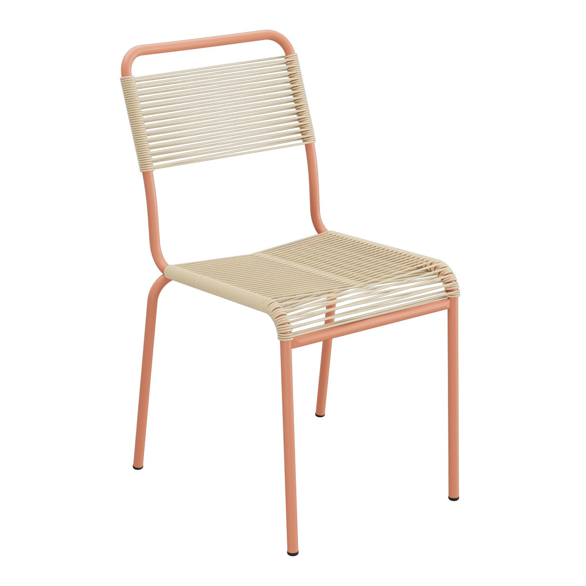 Schaffner Rigi chaise repas Spaghetti – Marron Pastel 83 / Terracotta 84