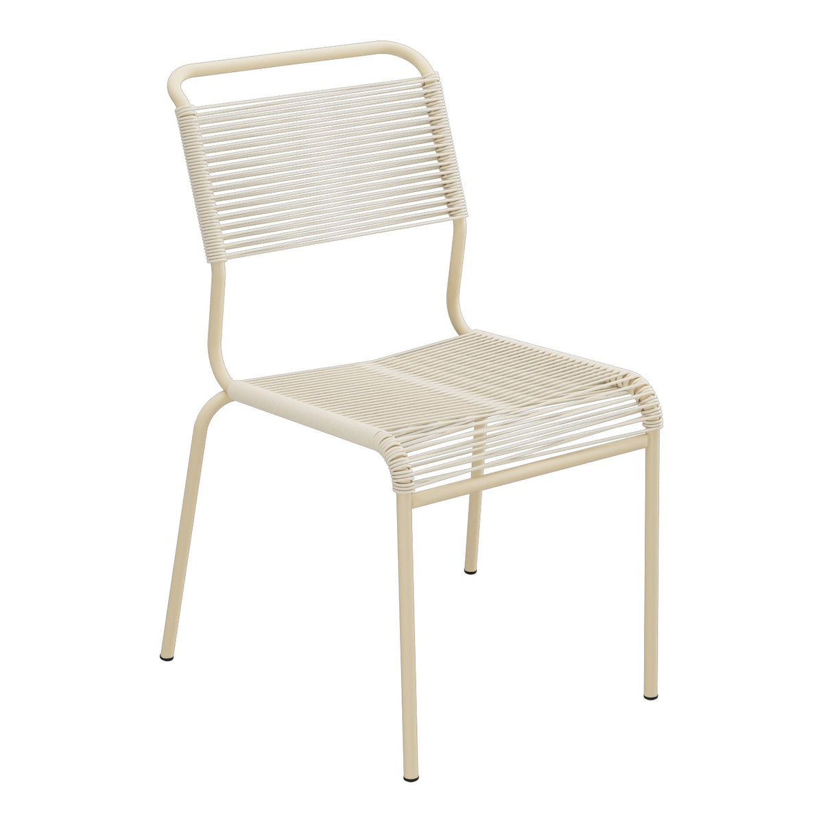 Schaffner Säntis Chaise Spaghetti – Sable Pastel 15 / Marron Pastel 83