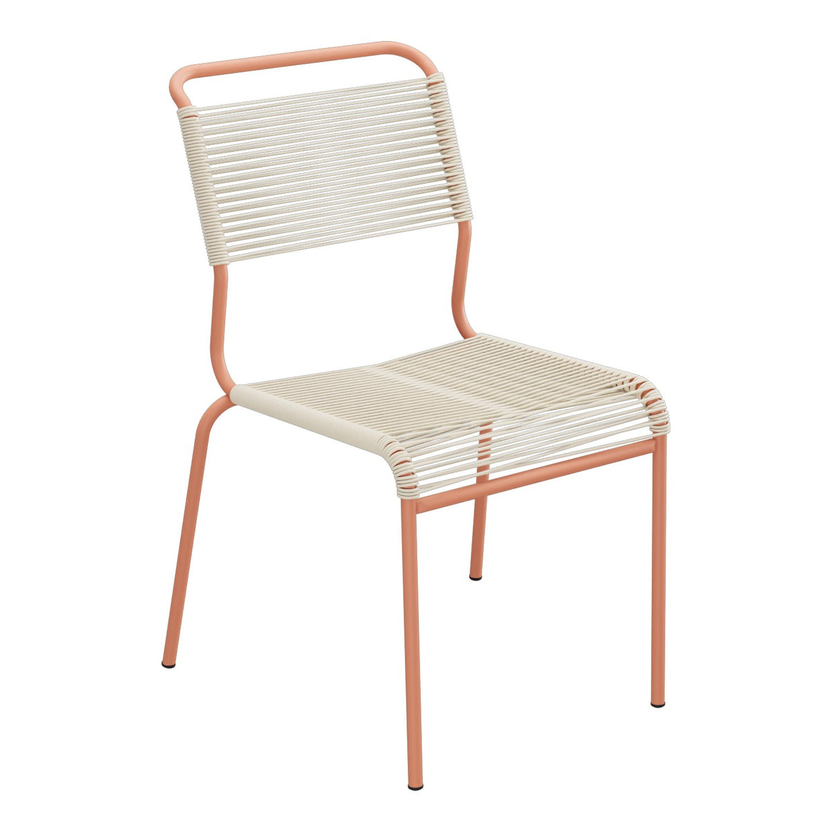 Schaffner Säntis Chaise Spaghetti – Sable Pastel 15 / Terracotta 84