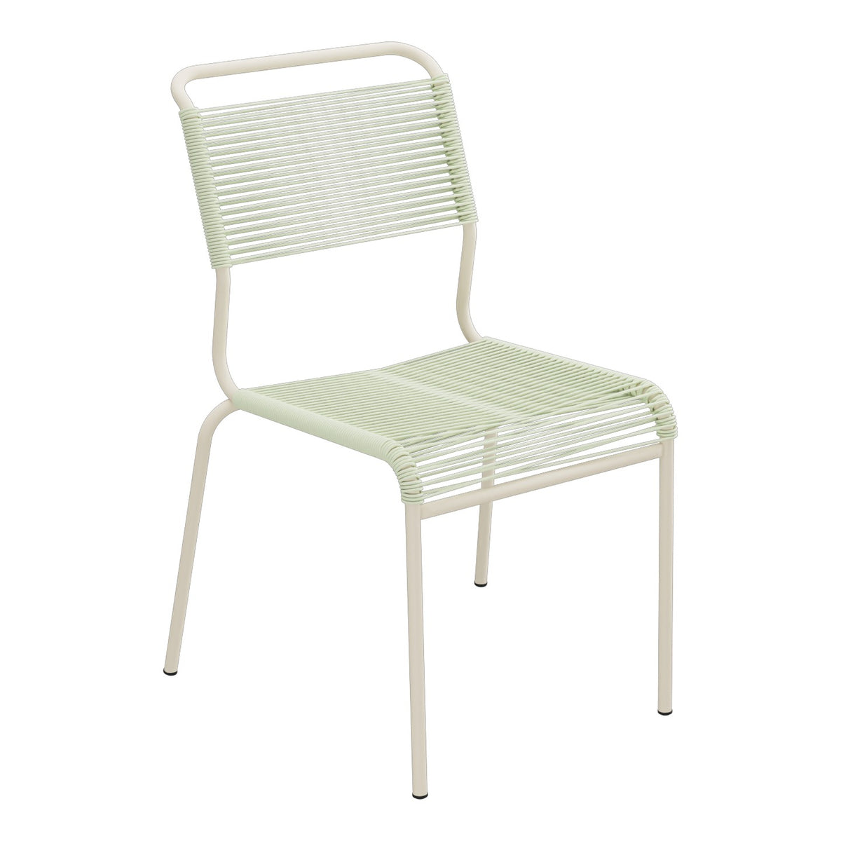 Schaffner Säntis Chaise Spaghetti – Vert Pastel 64 / Sable Pastel 15