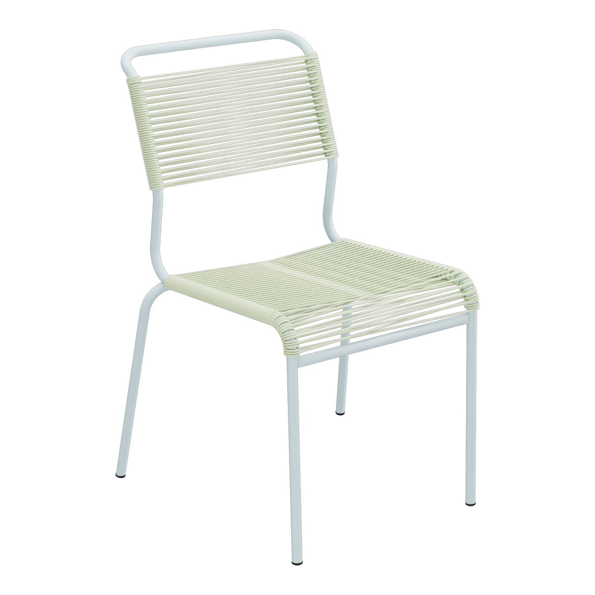Schaffner Säntis Chaise Spaghetti – Vert Pastel 64 / Bleu Pastel 51