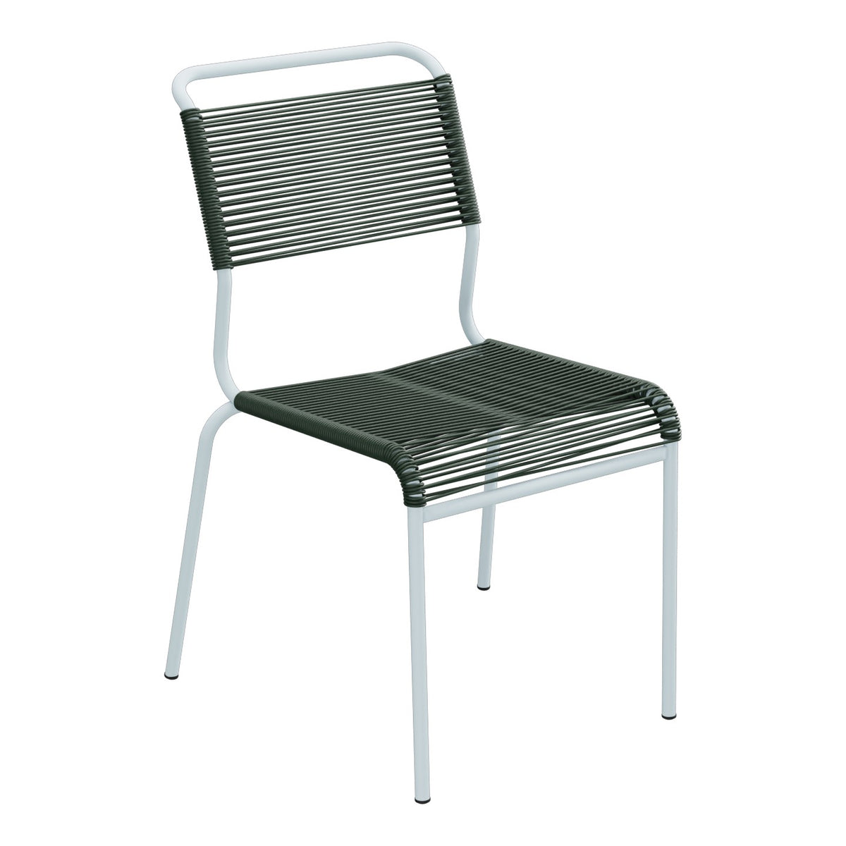 Schaffner Säntis Chaise Spaghetti – Vert Sapin 66 / Bleu Pastel 51
