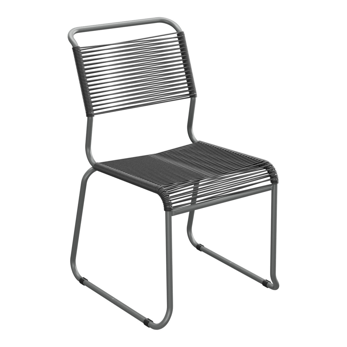 Schaffner Säntis Chaise luge Spaghetti – Anthracite 77 / Graphite 73