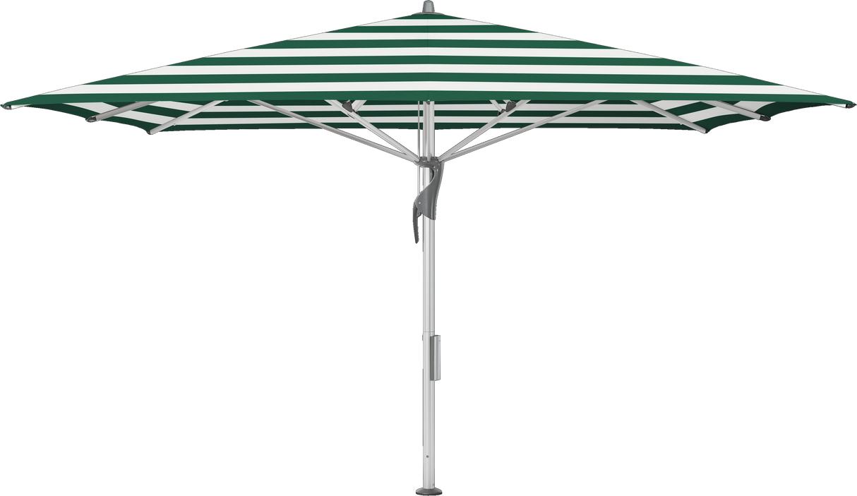 Glatz Parasol FORTELLO LED easy carre Cat.5 589 Green Stripe