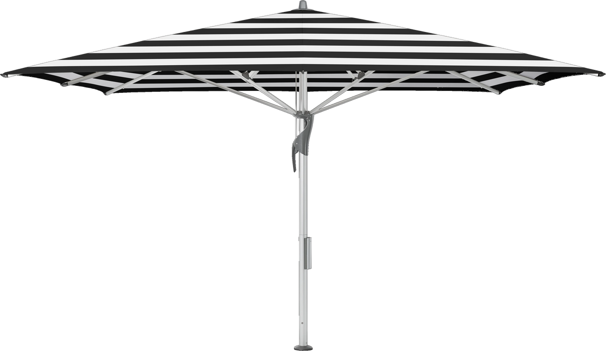 Glatz Parasol FORTELLO LED easy carre Cat.5 810 Black Stripe