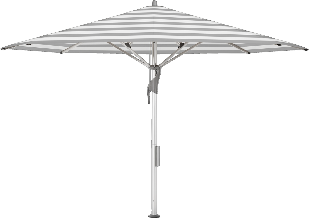 Glatz Parasol FORTELLO LED easy rond Cat.5 555 Grey Stripe
