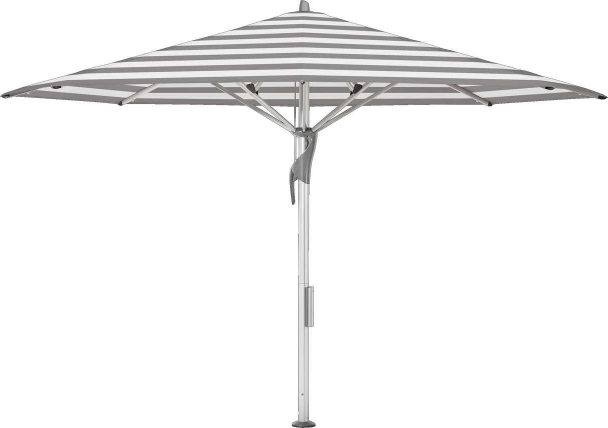 Glatz Parasol FORTELLO LED easy rond Cat.5 570 Steel Stripe