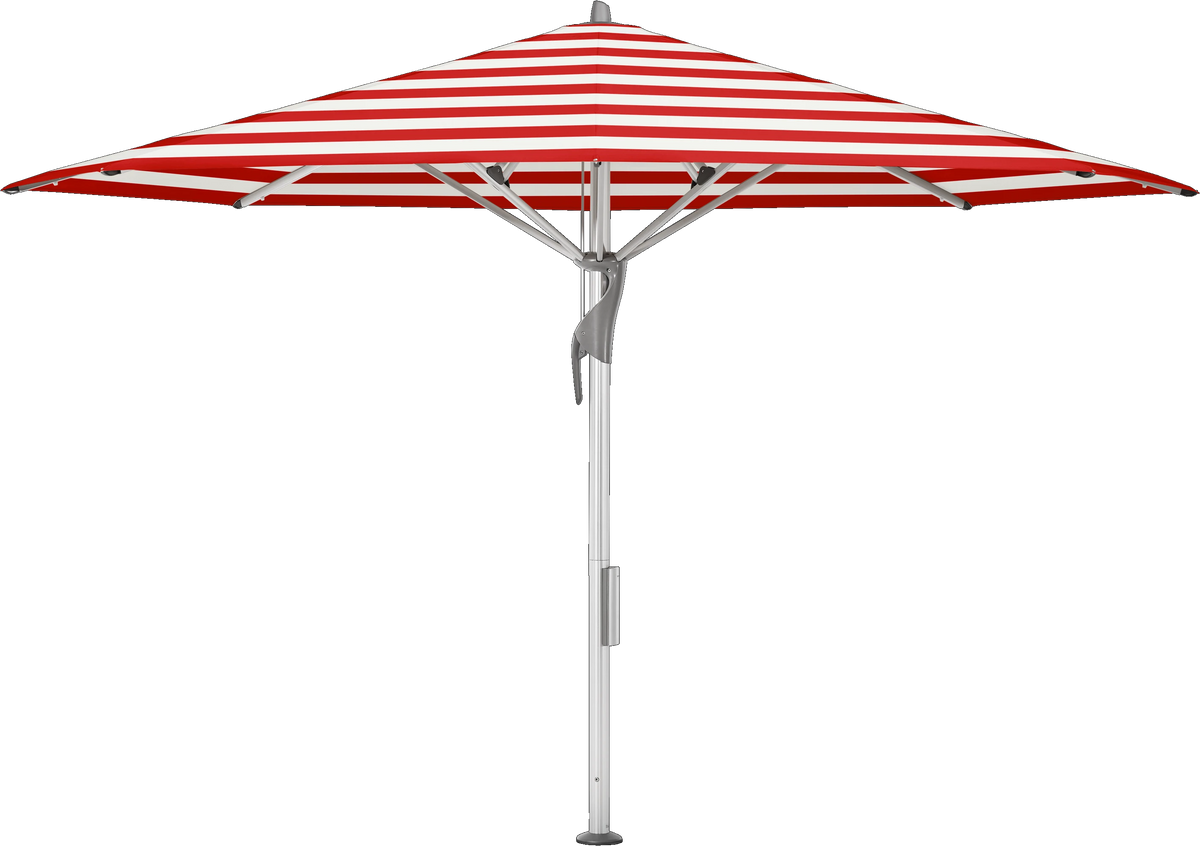 Glatz Parasol FORTELLO LED easy rond Cat.5 800 Red Stripe