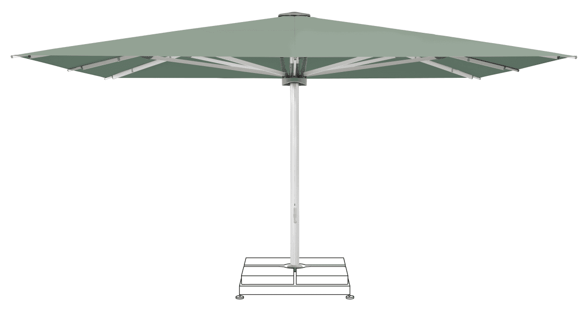 Glatz Parasol PALAZZO Noblesse carre Cat.5 588 Olive