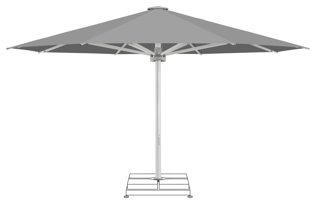 Glatz Parasol PALAZZO Noblesse rond Cat.5 509 Slate