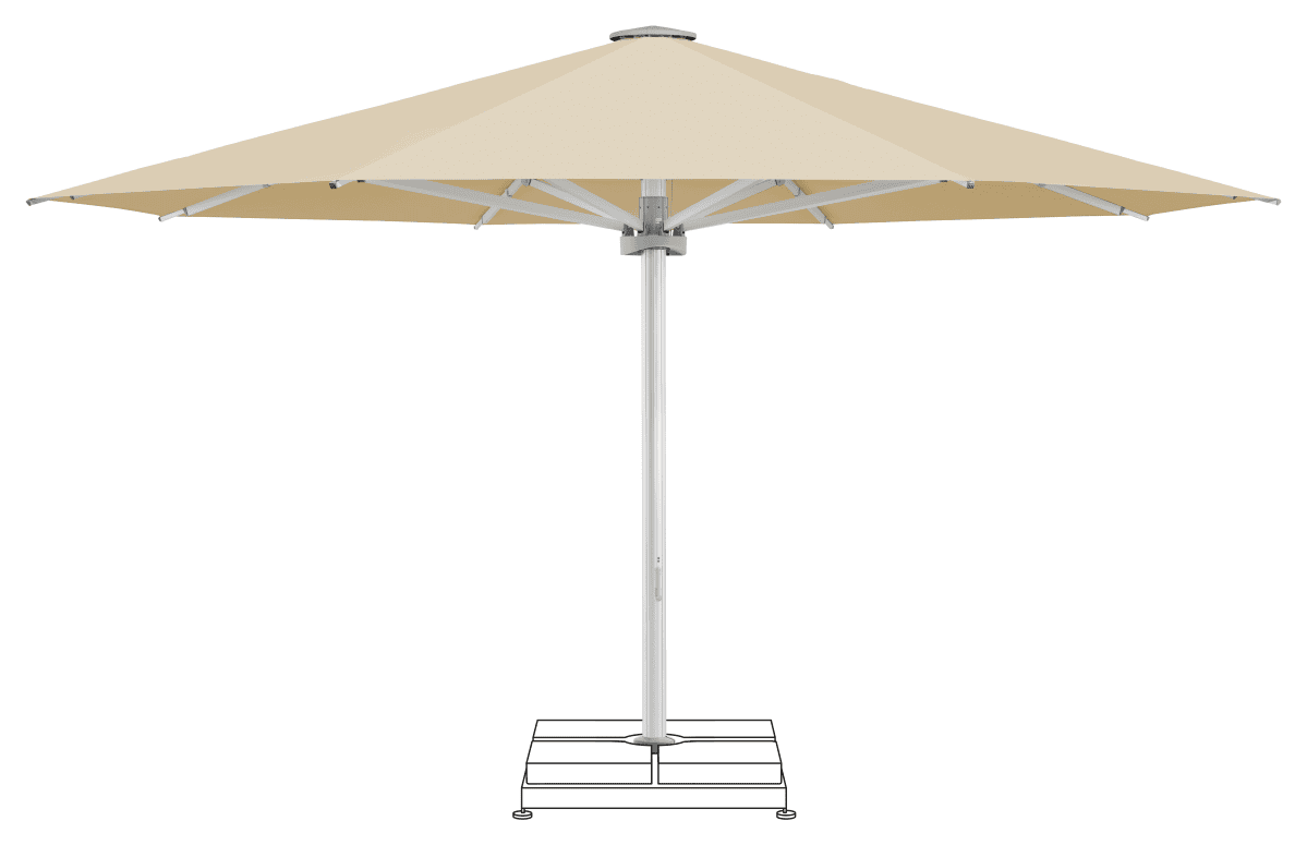 Glatz Parasol PALAZZO Noblesse rond Cat.5 526 Bamboo