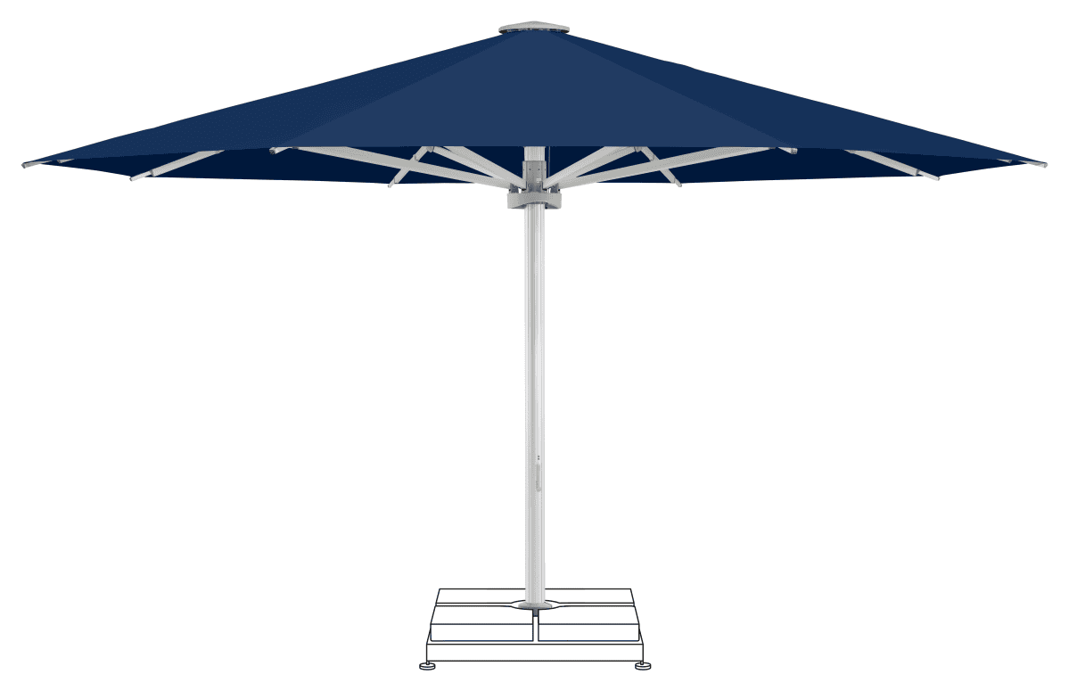 Glatz Parasol PALAZZO Noblesse rond Cat.5 530 Atlantic