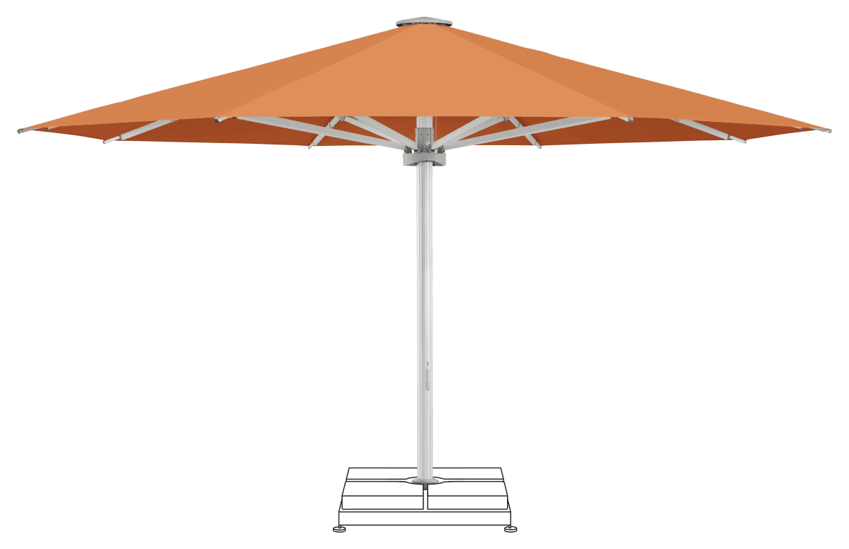 Glatz Parasol PALAZZO Noblesse rond Cat.5 802 Sienna