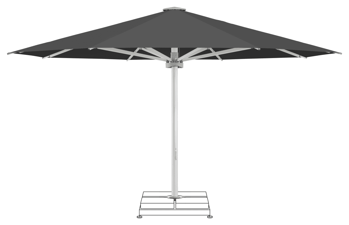 Glatz Parasol PALAZZO Noblesse rond Cat.5 809 Midnight