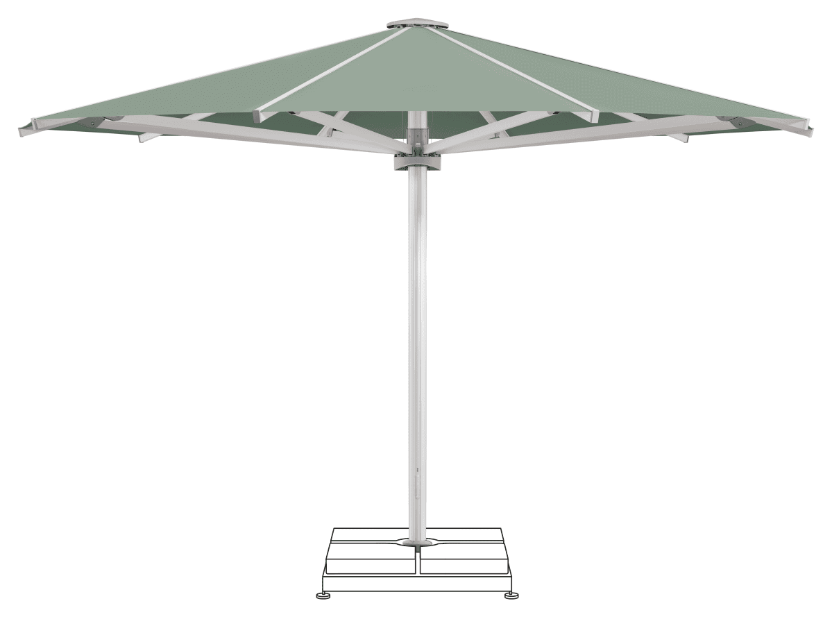 Glatz Parasol PALAZZO Royal rond Cat.5 588 Olive