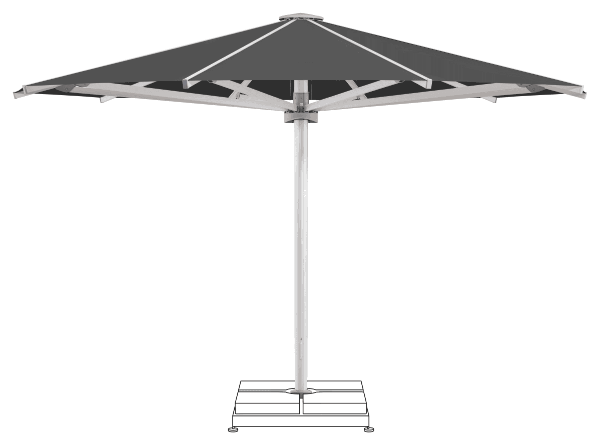 Glatz Parasol PALAZZO Royal rond Cat.5 809 Midnight